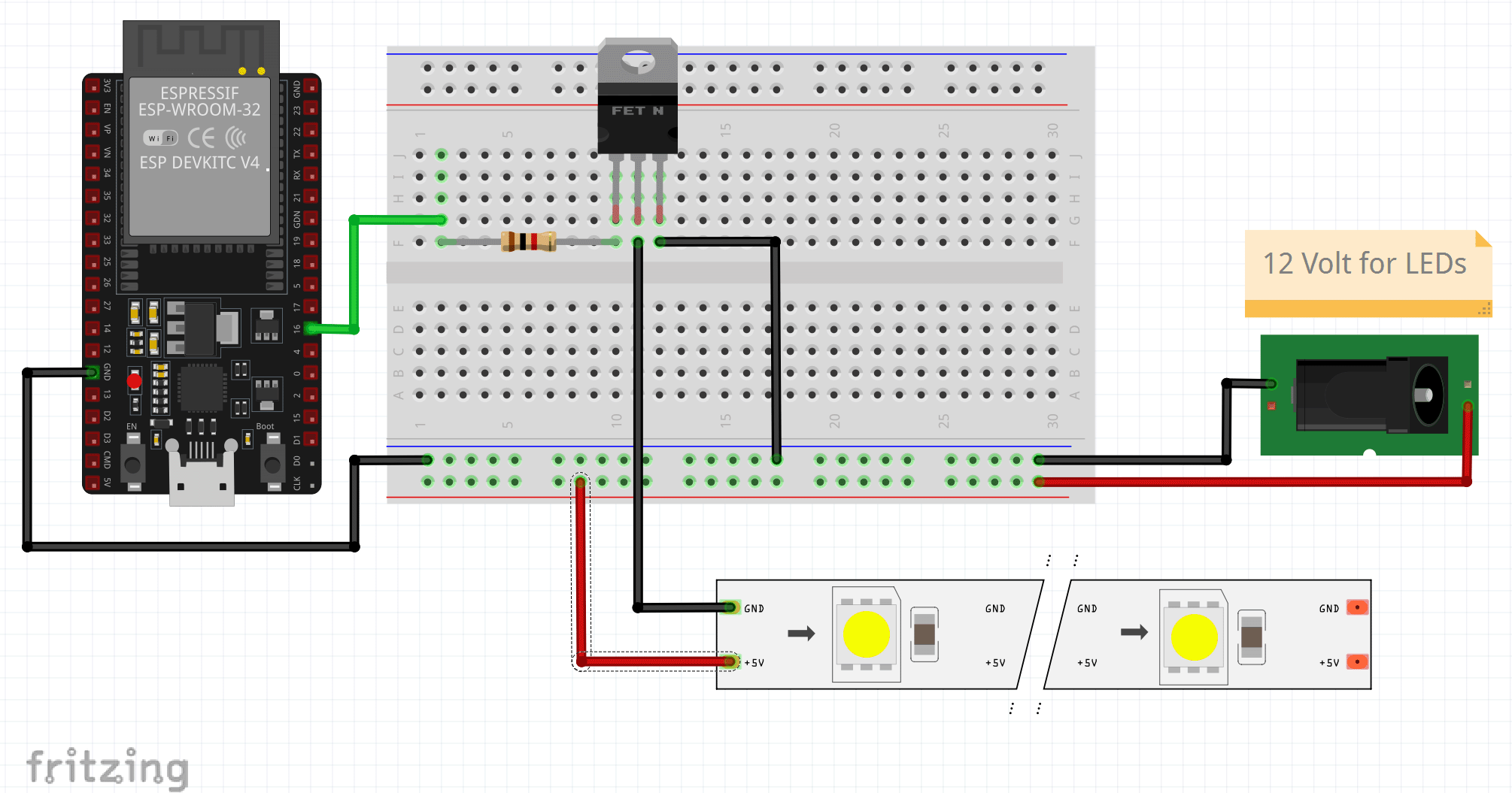 ESP32 LED Streifen